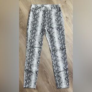 Cello Snakeprint Skinny Jeans size 5
